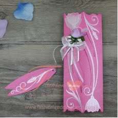 Rose Ideas Scroll Wedding Invitation Cards